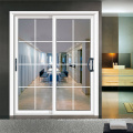 Good sound proof french style single panel sliding doors for study room